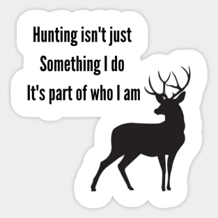 Hunting Sticker